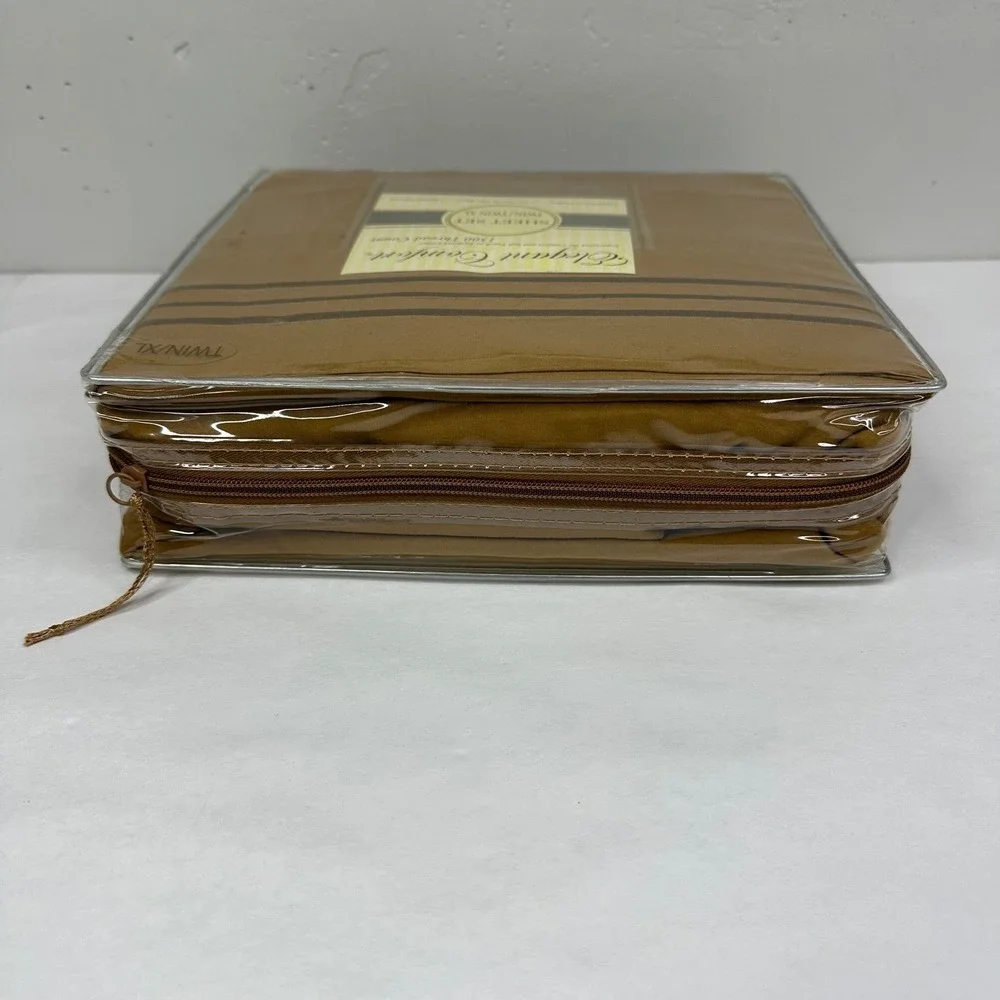 Elegant Comfort 1500 Thread Count Twin Twin XL Sheet Set 3pc Camel Brown New
